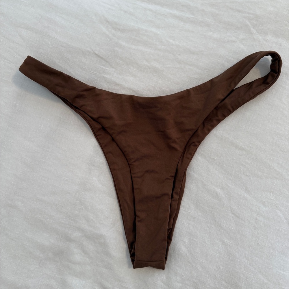 Monday Swimwear Brown Bikini Bottom